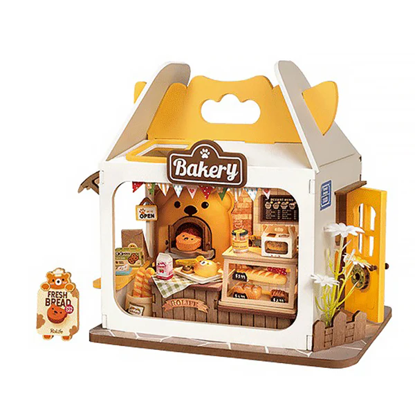 Rolife Teddy's Breadbox - Maison Miniature, 67pcs (DS033) - Image 9