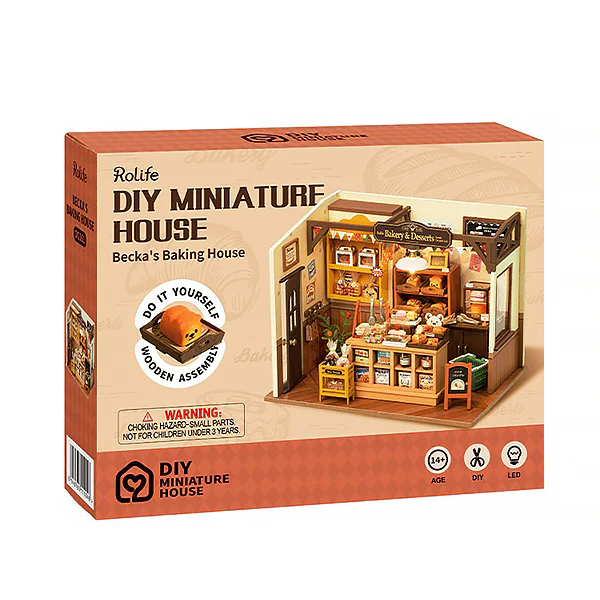 Rolife Becka's Baking House - Maison Miniature, 141pcs (DG161) - Image 5