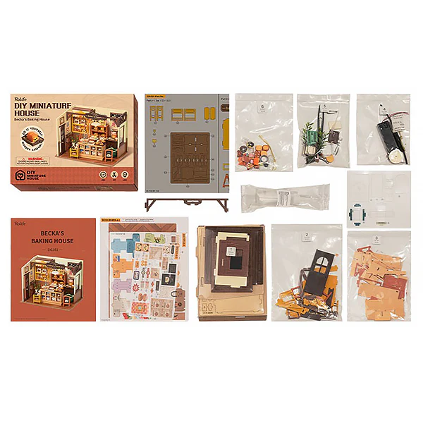 Rolife Becka's Baking House - Maison Miniature, 141pcs (DG161) - Image 7