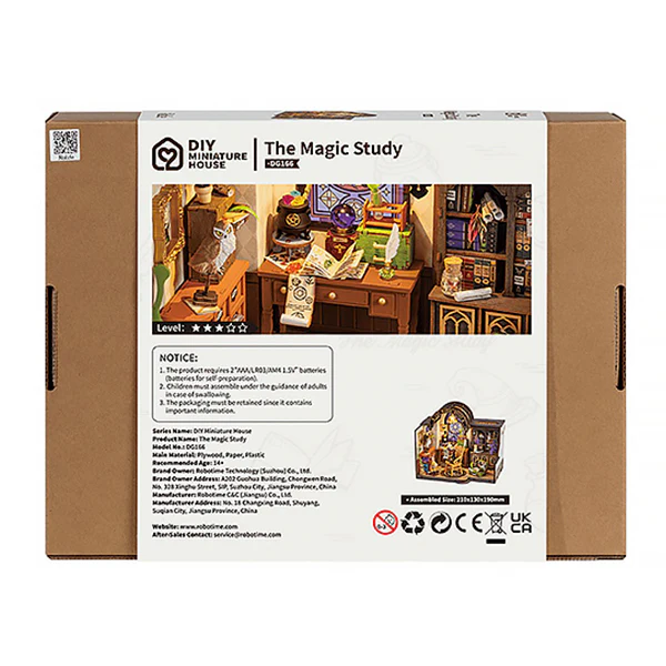 Rolife The Magic Study - Maison Miniature, 267pcs (DG166) - Image 9