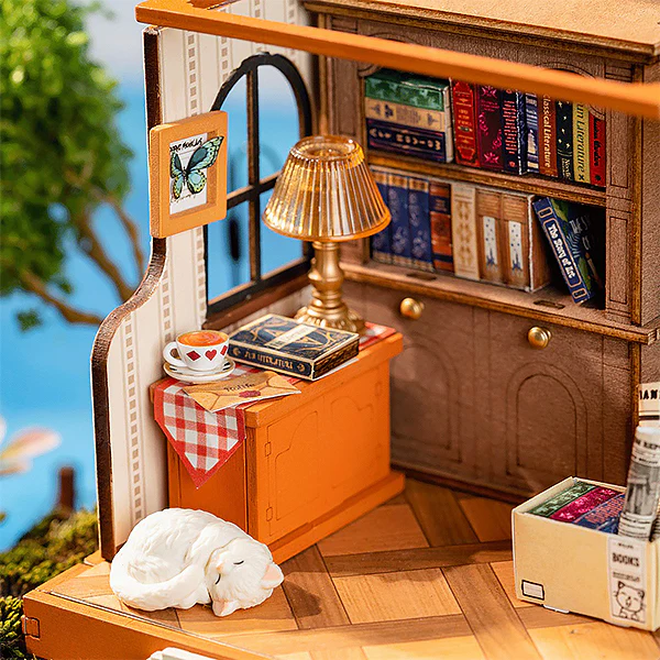 Rolife The Muse Bookshop - Maison Miniature, 114pcs (DS040) - Image 3
