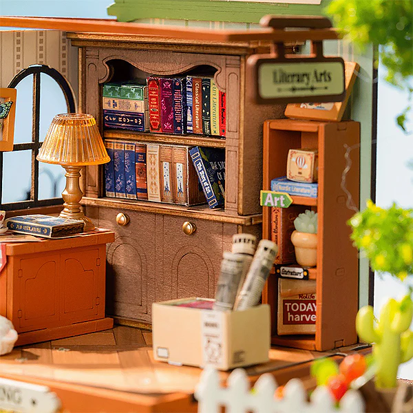 Rolife The Muse Bookshop - Maison Miniature, 114pcs (DS040) - Image 5