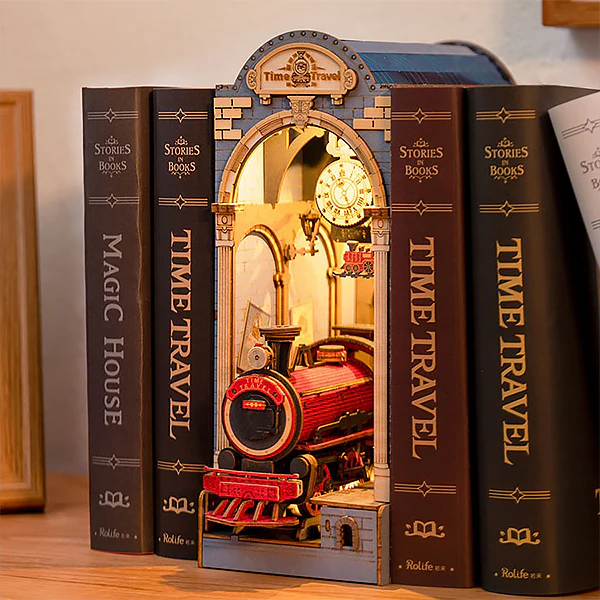 Rolife Time Travel - DIY Book Nook, 258 pcs (TGB04) - Image 4