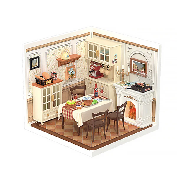 Rolife Warm Dining Room - Maison Miniature, 150pcs (DW015B)