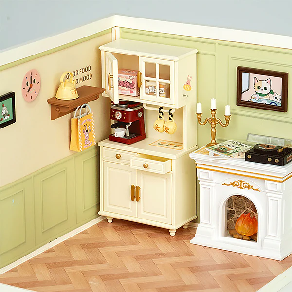 Rolife Warm Dining Room - Maison Miniature, 150pcs (DW015B) - Image 5