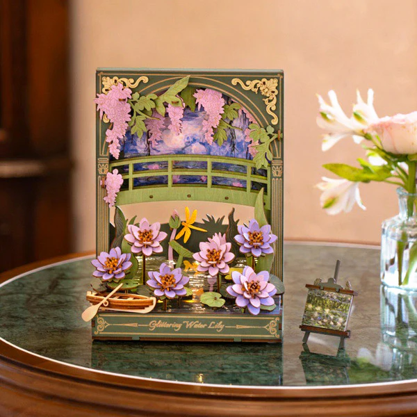 Rowood Glittering Water Lily - Puzzle 3D, 237pcs (TH001) - Image 2