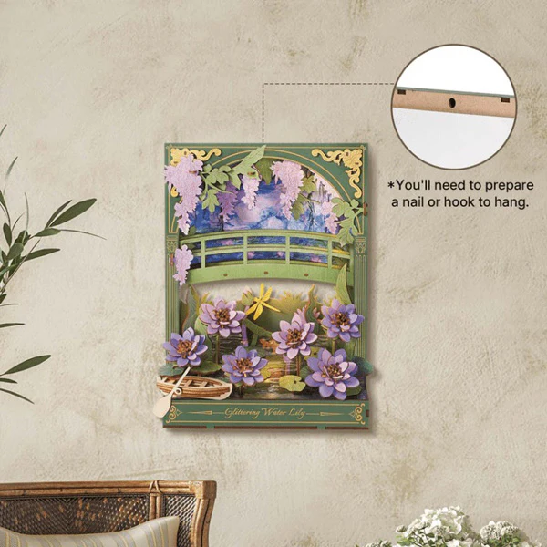 Rowood Glittering Water Lily - Puzzle 3D, 237pcs (TH001) - Image 5