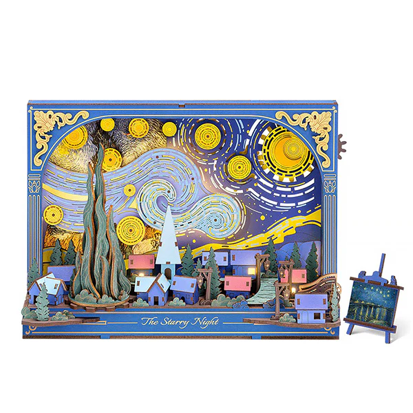 Rowood The Starry Night - Puzzle 3D, 238pcs (TH003)