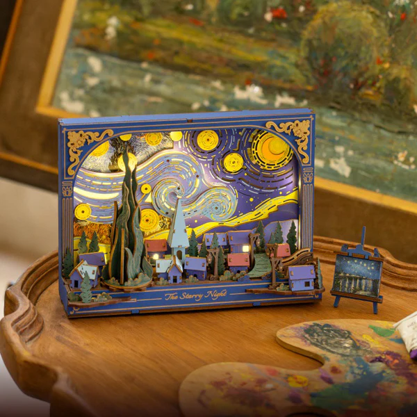 Rowood The Starry Night - Puzzle 3D, 238pcs (TH003) - Image 2