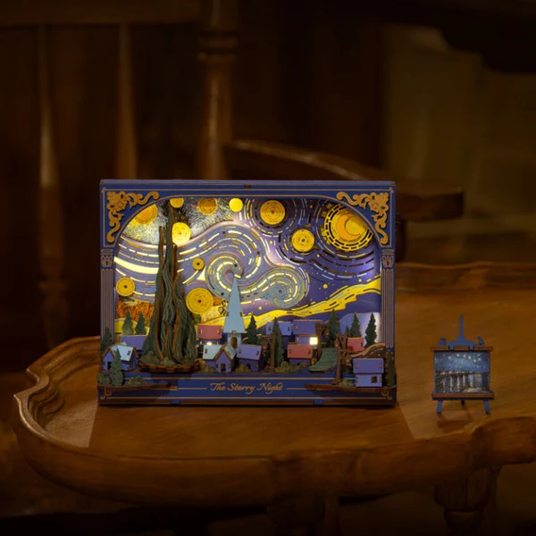 Rowood The Starry Night - Puzzle 3D, 238pcs (TH003) - Image 3