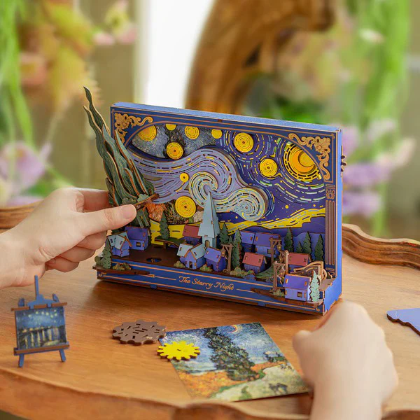 Rowood The Starry Night - Puzzle 3D, 238pcs (TH003) - Image 5