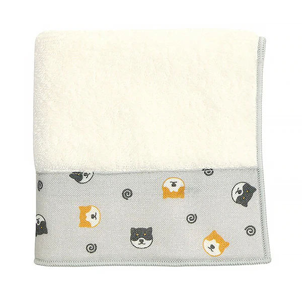 Serviette Molletonnée - Happy Shiba