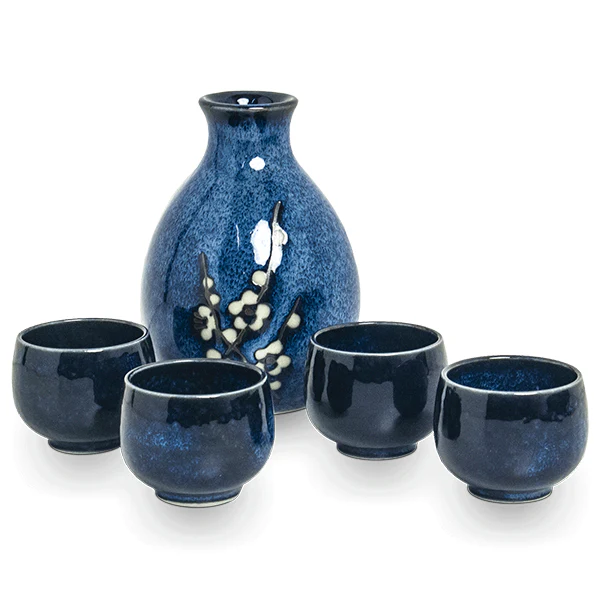 Set De Saké Minami - Bouteille + 4 Tasses à Saké
