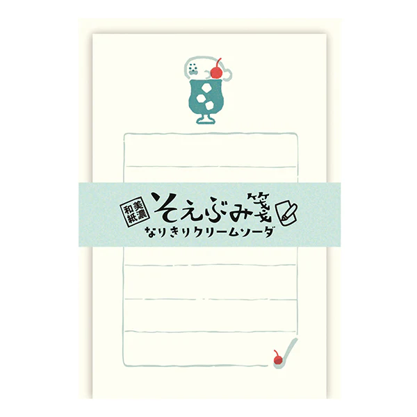 Set Mini Papier Lettre & Enveloppe - Phoque Cocktail - Image 2