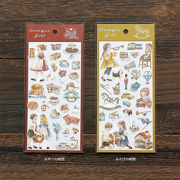 Stickers Antique Girl - Playing Time - Image 3