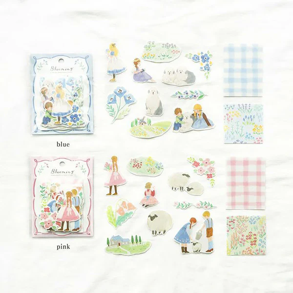 Stickers Box Blooming - Blue - Image 3