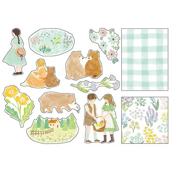 Stickers Box Blooming - Mint