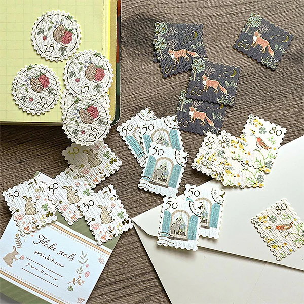 Stickers Box Flake Seal - Animal Stamp - Image 4
