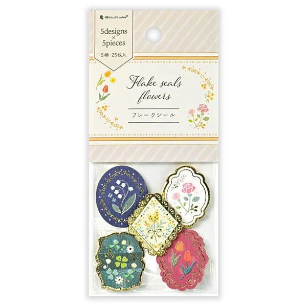 Stickers Box Flake Seal - Flowwer Stamp