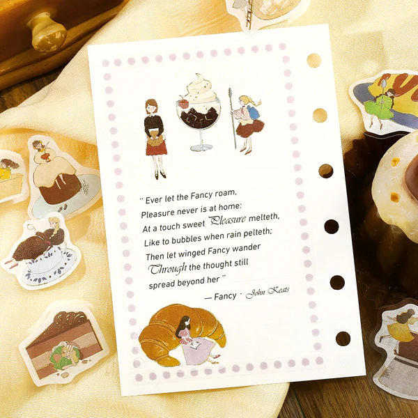 Stickers Box Girl & Coffee Shop - Chocolate Milk - Image 5