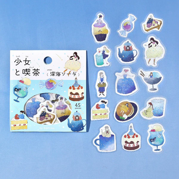 Stickers Box Girl & Coffee Shop - Soda - Image 3