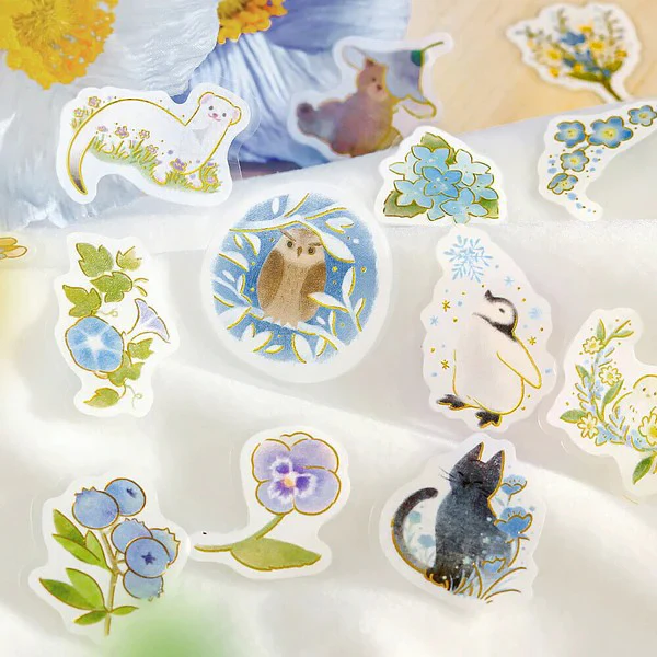 Stickers Box Little Forest - Bleu