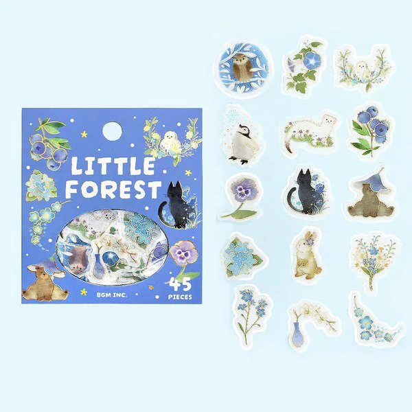 Stickers Box Little Forest - Bleu - Image 3