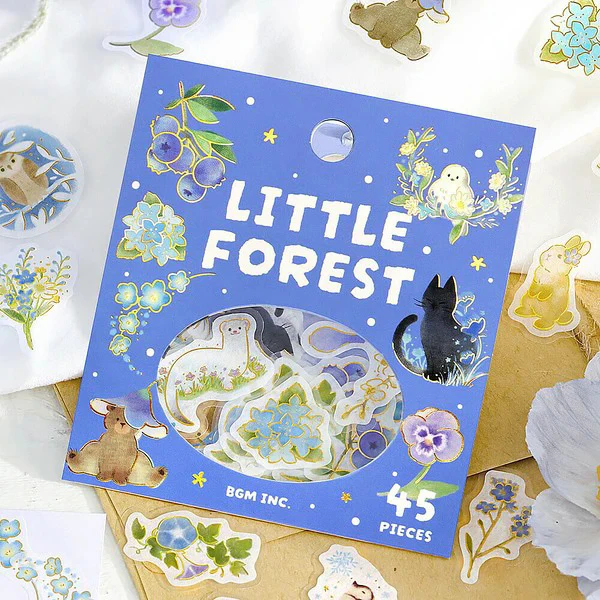 Stickers Box Little Forest - Bleu - Image 5