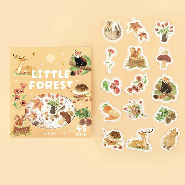 Stickers Box Little Forest - Orange