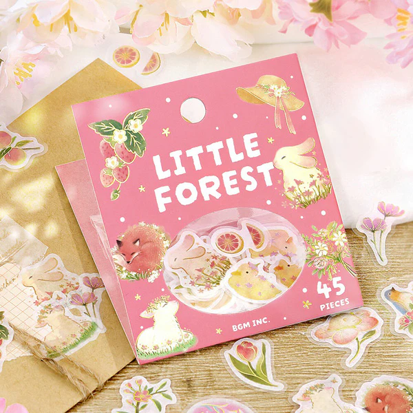 Stickers Box Little Forest - Pink