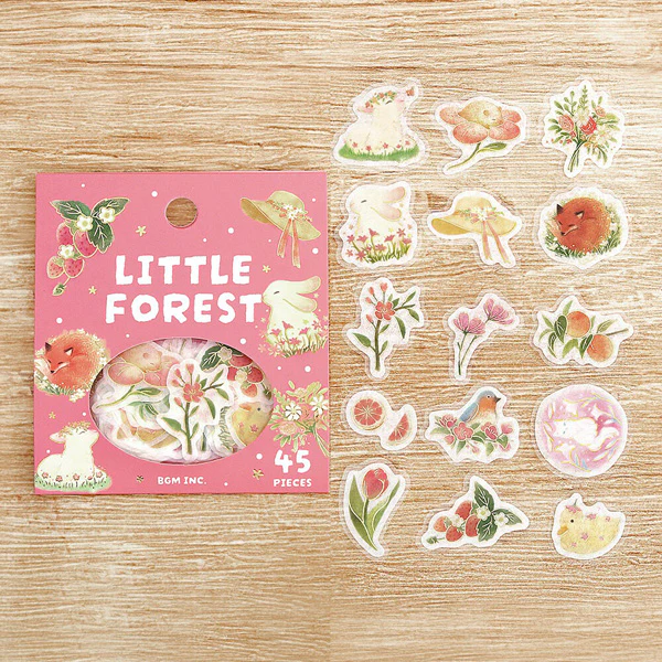 Stickers Box Little Forest - Pink - Image 3