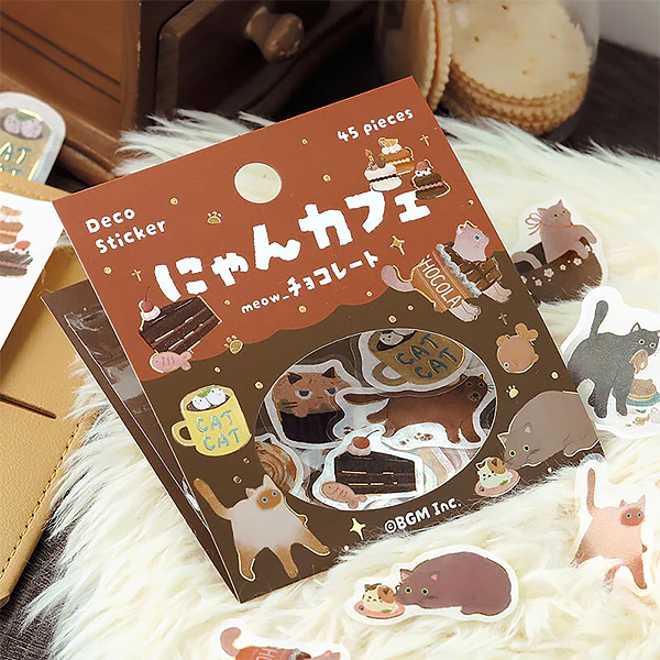 Stickers Box Neko Coffee - Chocolate - Image 4
