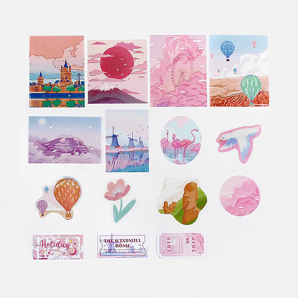 Stickers Box Phantom Journey - Resorts