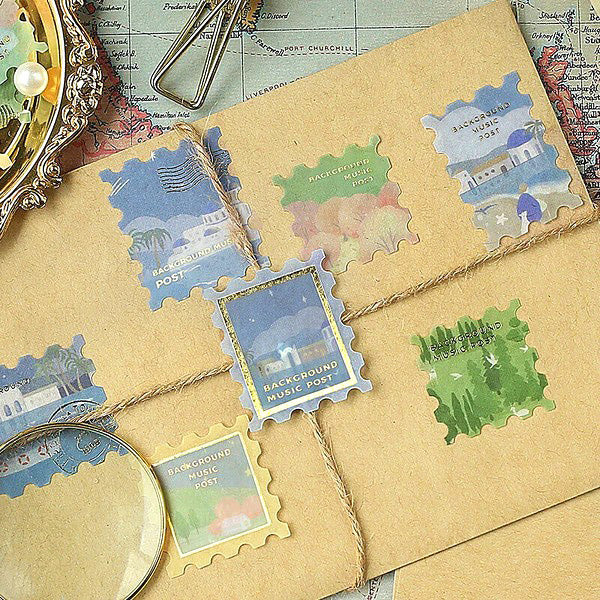 Stickers Box Post Office - Scenery