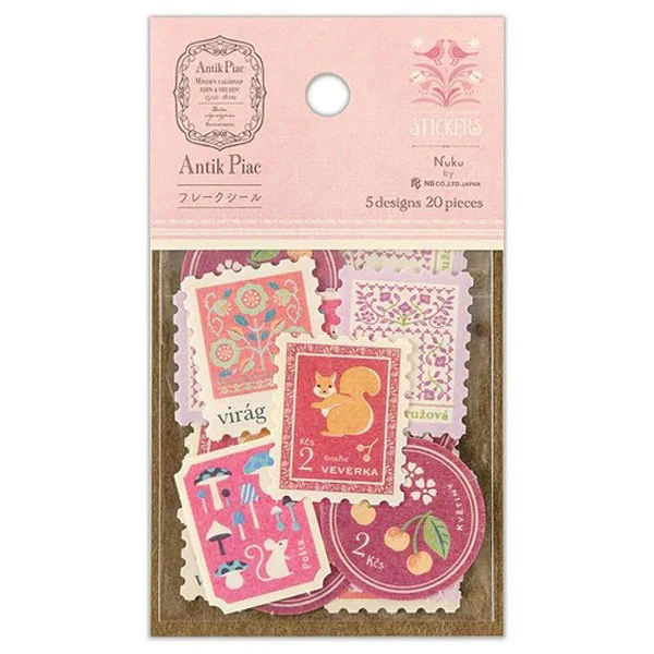 Stickers Box Timbre Antique - Roche