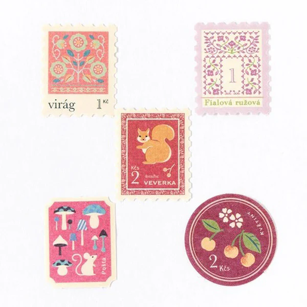 Stickers Box Timbre Antique - Roche - Image 2