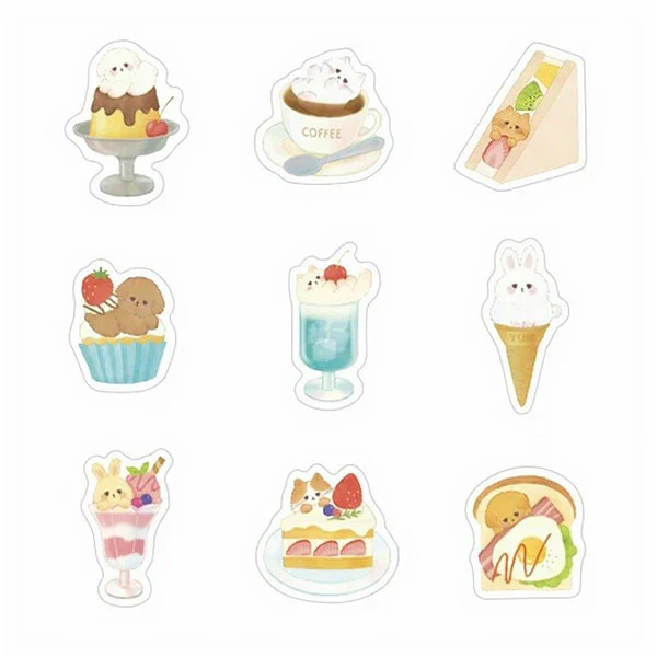 Stickers Box Yoko Cat - Dessert - Image 2