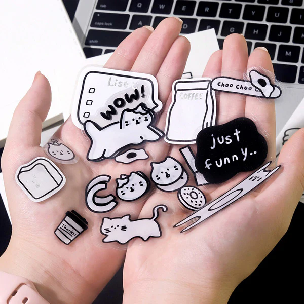 Stickers Box Yuruku - Cute Meow - Image 4