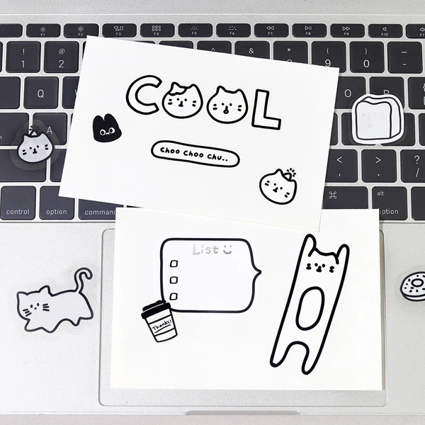 Stickers Box Yuruku - Cute Meow - Image 5