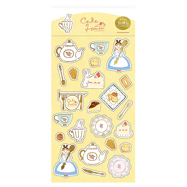 Stickers Cake House - Alice Au Pays Des Merveilles