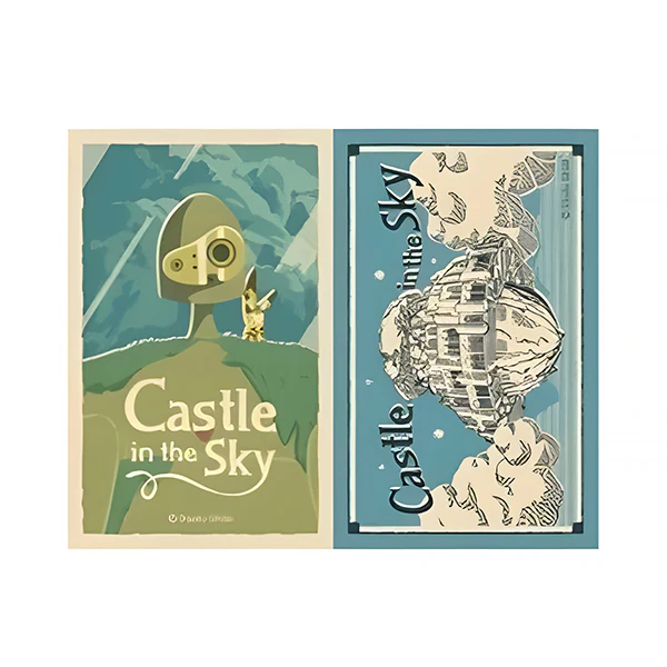 Stickers Château Dans Le Ciel - Studio Ghibli