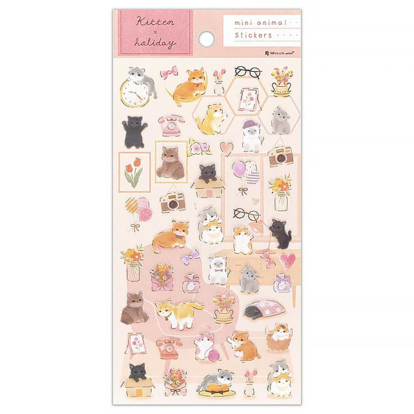 Stickers Chill - Chat Kitten Holiday