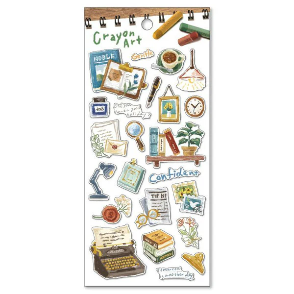 Stickers Crayon Art - Stationery