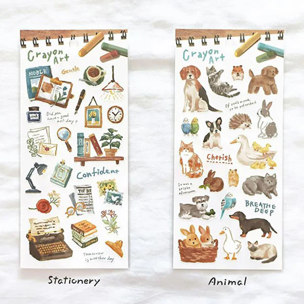 Stickers Crayon Art - Stationery - Image 2