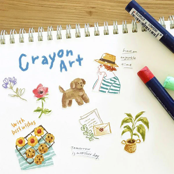 Stickers Crayon Art - Stationery - Image 3