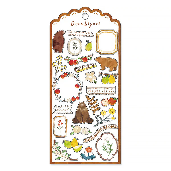 Stickers Decobiyori - Chilo Bear