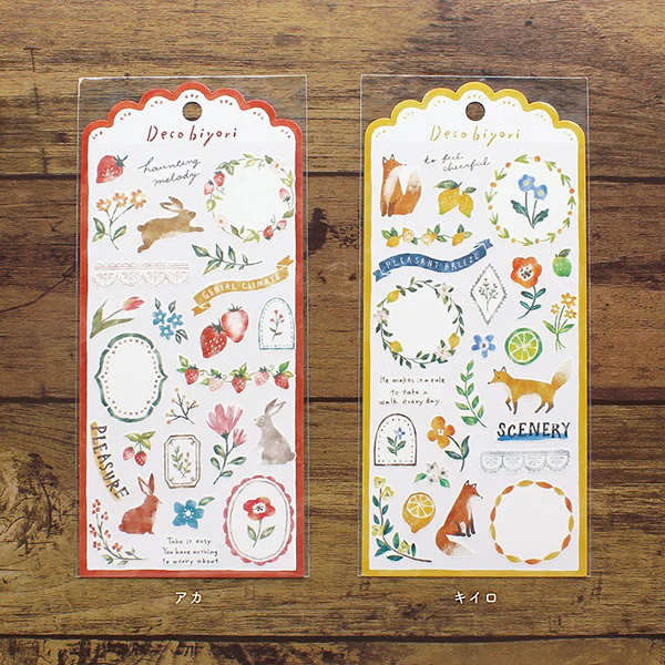 Stickers Decobiyori - Kitsuné Renard - Image 2