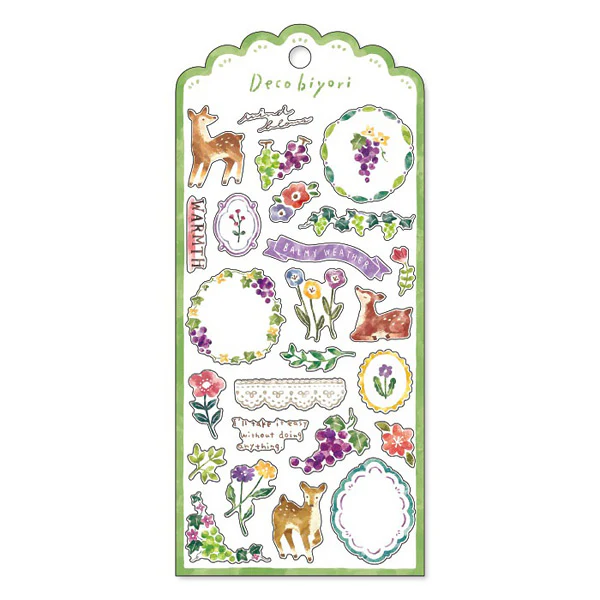 Stickers Decobiyori - Midori Cerf