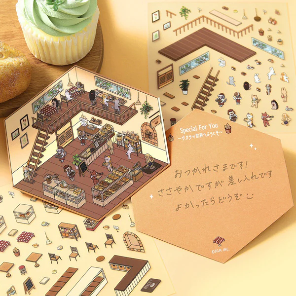 Stickers Diorama 2.5D - Bakery - Image 4