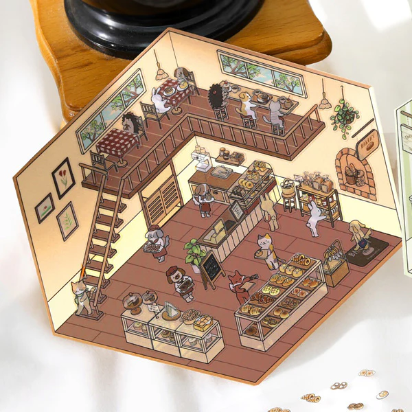 Stickers Diorama 2.5D - Bakery - Image 6